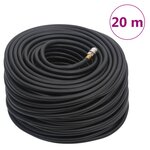 vidaXL Tuyau d'air hybride noir 0 6" 20 m caoutchouc et PVC