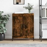 vidaXL Buffet chêne fumé 69 5x34x90 cm bois d'ingénierie
