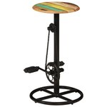 vidaXL Tabourets de bar lot de 2 bois massif de récupération