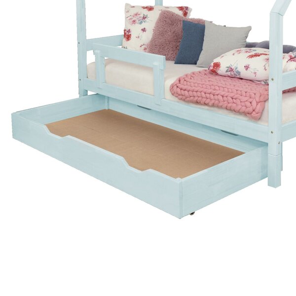 Tiroir de lit 80 x 160 BUDDY - bleu clair