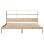vidaXL Lit bibliothèque sans matelas 180x200 cm bois massif de pin