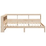 vidaXL Lit bibliothèque sans matelas 75x190 cm bois de pin massif