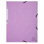 Chemise À Élastiques Carte Lustrée 400g/m2 Aquarel - A4 - Couleurs Assorties - X 50 - Exacompta