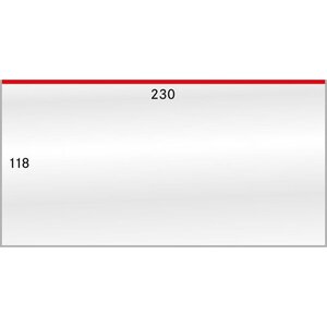 Gaines de protection 118 x 230 mm pour enveloppes format DIN C6 long.