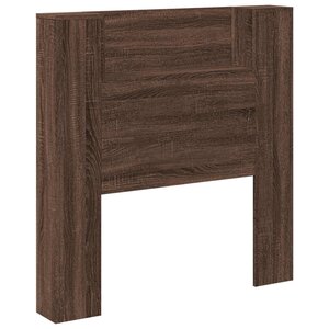 vidaXL Tête de lit Chêne brun 100 x 16 5 x 103 5 cm Bois d'ingénierie