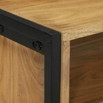 vidaXL Meuble TV 100x35x50 cm Bois massif d'acacia