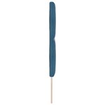 vidaXL Tête de lit Montage mural Géométrique Bleu foncé 144 cm Velours