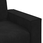 vidaXL Fauteuil noir 100x78x84 cm velours