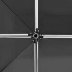 vidaXL Tente de réception pliable Aluminium 4 5x3 m Anthracite