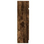 vidaXL Armoire à chaussures chêne fumé bois d'ingénierie