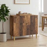 vidaXL Buffet Bois ancien 89 x 34 5 x 60 cm Bois d'ingénierie