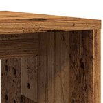 vidaXL Table basse vieux bois 100x48x40 cm bois d'ingénierie