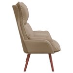 vidaXL Fauteuil Relaxant en Similicuir Cappuccino