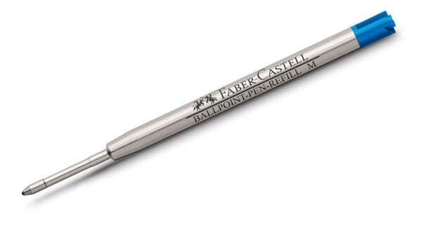 Recharge stylo bille pte moyenne grande contenance bleu faber-castell
