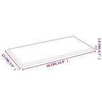 vidaXL Panneaux muraux 12 Pièces Noir 30x15 cm Similicuir 0 54 m²