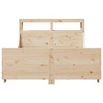 vidaXL Cadre de lit sans matelas 120x200 cm bois de pin massif
