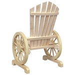 vidaXL Chaises de jardin Adirondack lot de 4 bois de sapin massif