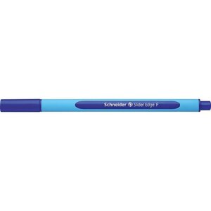 Stylo à bille slider edge pte fine bleu x 10 schneider