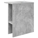 vidaXL Table basse 2 Pièces Gris béton 40 x 30 x 49 cm Bois d'ingénierie