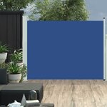 vidaXL Auvent latéral rétractable de patio 170x500 cm Bleu