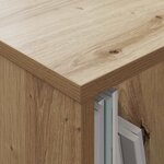 vidaXL Étagère à magazines Chêne artisanal 68 5 x 30 x 45 cm