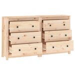 vidaXL Buffet 140x35x80 cm Bois massif de pin