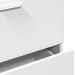 vidaXL Armoire d'évier blanc 59x37x59 cm bois d'ingénierie