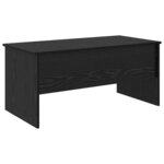vidaXL Table basse Chêne noir 102 x 50 5 x 46 5 cm Bois d'ingénierie