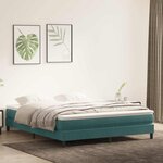 vidaXL Sommier à lattes de lit sans matelas vert foncé 180x220 cm