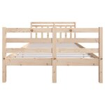 vidaXL Cadre de lit sans matelas bois massif