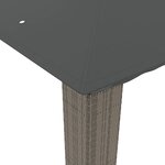 vidaXL Tonnelle à double toit anthracite 2 94x2 94 m acier