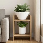 vidaXL Support de Plante Chêne artisanal 30 x 30 x 40 cm