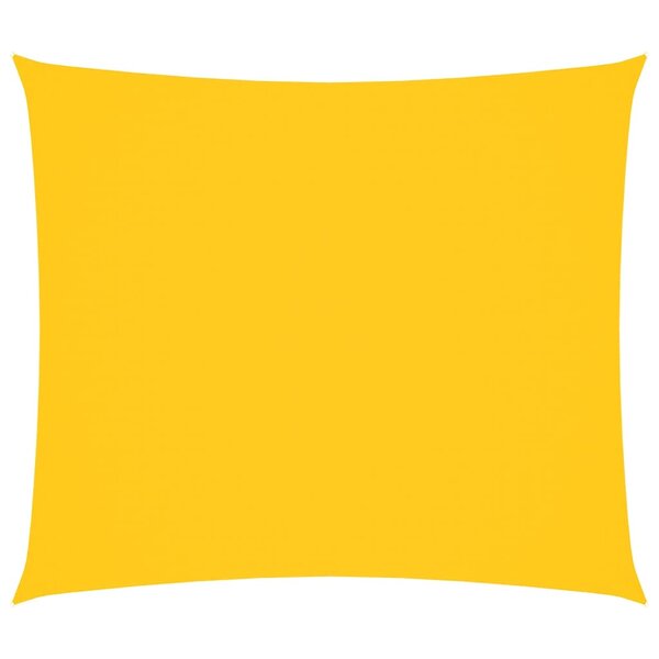 vidaXL Voile de parasol tissu oxford rectangulaire 2 5x3 m jaune