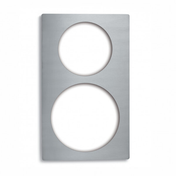 Gabarit buffet miramar® 1 petit rond et 1 grand rond - pujadas -  - inox 324x536xmm