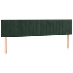 vidaXL Sommier à lattes de lit avec matelas vert foncé 120x190 cm