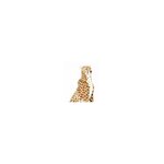 Hansa peluche Geante Guepard Assis 110 cm H et 75 cm L