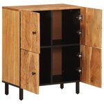 vidaXL Armoire latérale 60x33x75 cm bois massif d'acacia