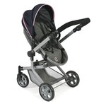 Bayer Chic 2000 595-26 - Poussette combinée Mika  gris - bleu foncé