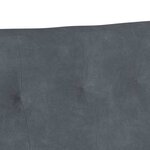 vidaXL Banc Chesterfield Gris foncé 112 x 65.5 x 75 cm Velours