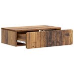 vidaXL Table d'appoint murale Bois ancien 59 x 34 5 x 17 cm