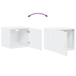 vidaXL Armoire murale blanc 45x42 5x40 cm bois d'ingénierie