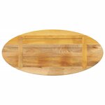 vidaXL Dessus de table 80x40x3 8 cm ovale bois massif de manguier