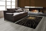 Tapis de salon ECLAT 120 x 180 cm - Noir