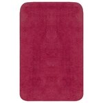 vidaXL Tapis de salle de bain 2 Pièces Tissu Fuchsia