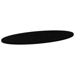 vidaXL Dessus de table 100x50x2 cm bois de chêne massif ovale