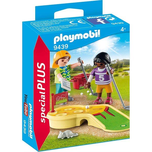 PLAYMOBIL 9439 - Figurines - Enfants et minigolf