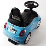 FIAT 500 Porteur Bleu Ciel Sonore 12-36 Mois