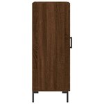 vidaXL Buffet Chêne marron 34 5x34x90 cm Bois d'ingénierie