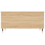 vidaXL Table basse Chêne sonoma 90x44 5x45 cm Bois d'ingénierie