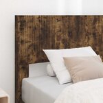 vidaXL Tête de lit Chêne fumé PB